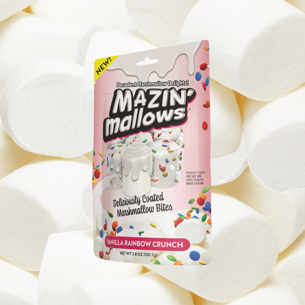 Mazin' Mallows Vanilla Rainbow Crunch | Fluffy Gourmet Marshmallow Mazin' Mallows Vanilla Rainbow Crunch | Fluffy Gourmet Marshmallow