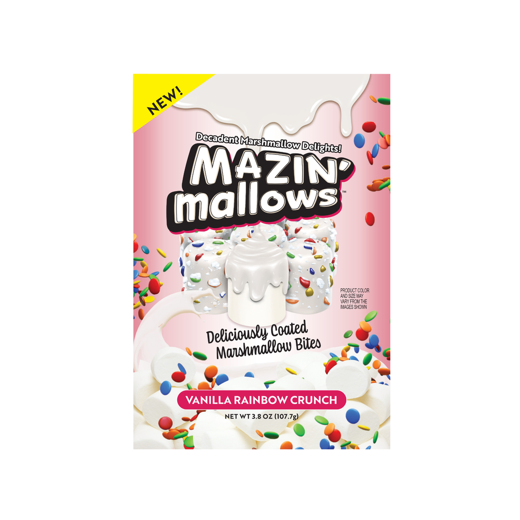 Mazin' Mallows Vanilla Rainbow Crunch | Fluffy Gourmet Marshmallow
