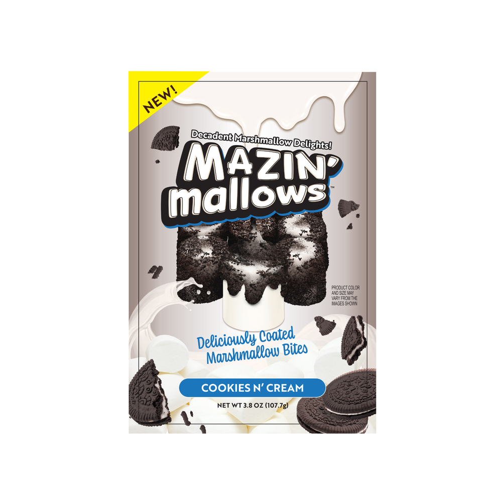 Mazin' Mallows Cookies n' Cream | Gourmet Marshmallow Bites– Brain Mazin' Mallows Cookies n' Cream | Gourmet Marshmallow Bites– Brain