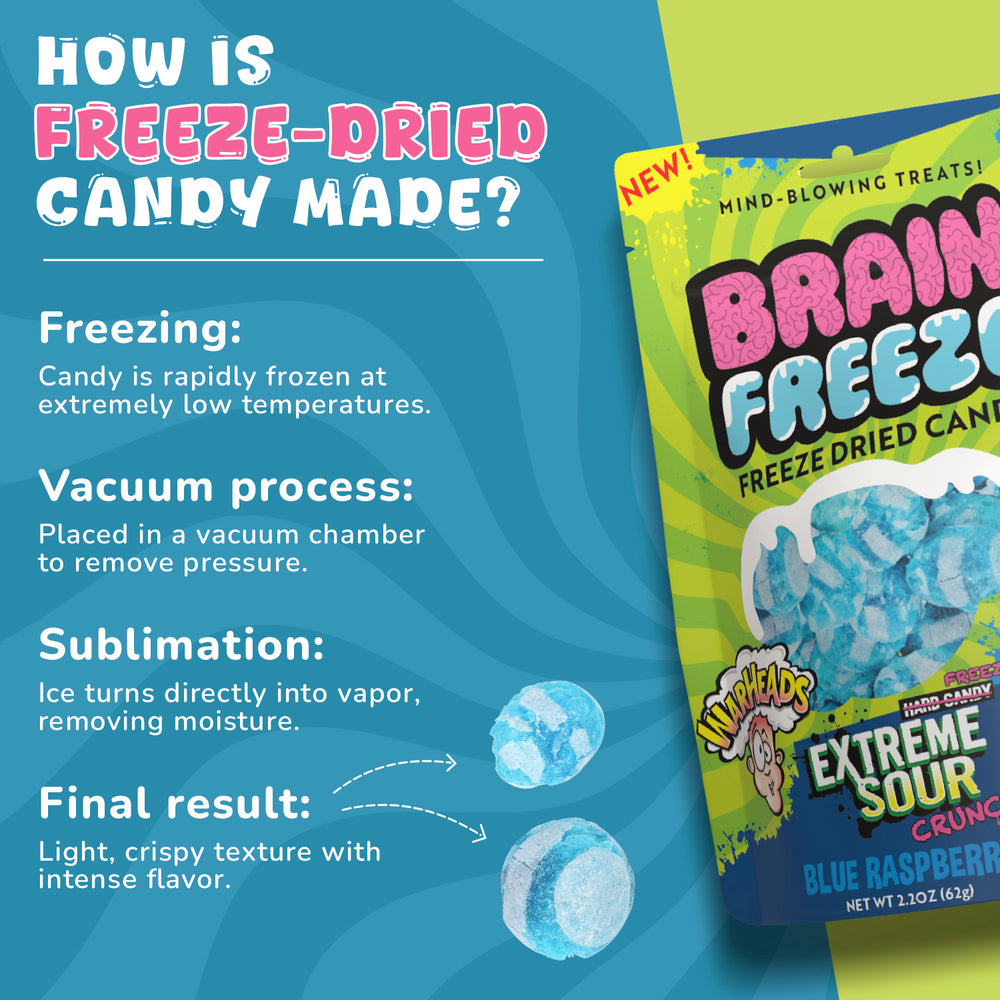 Extreme Sour Crunch Blue Raspberry