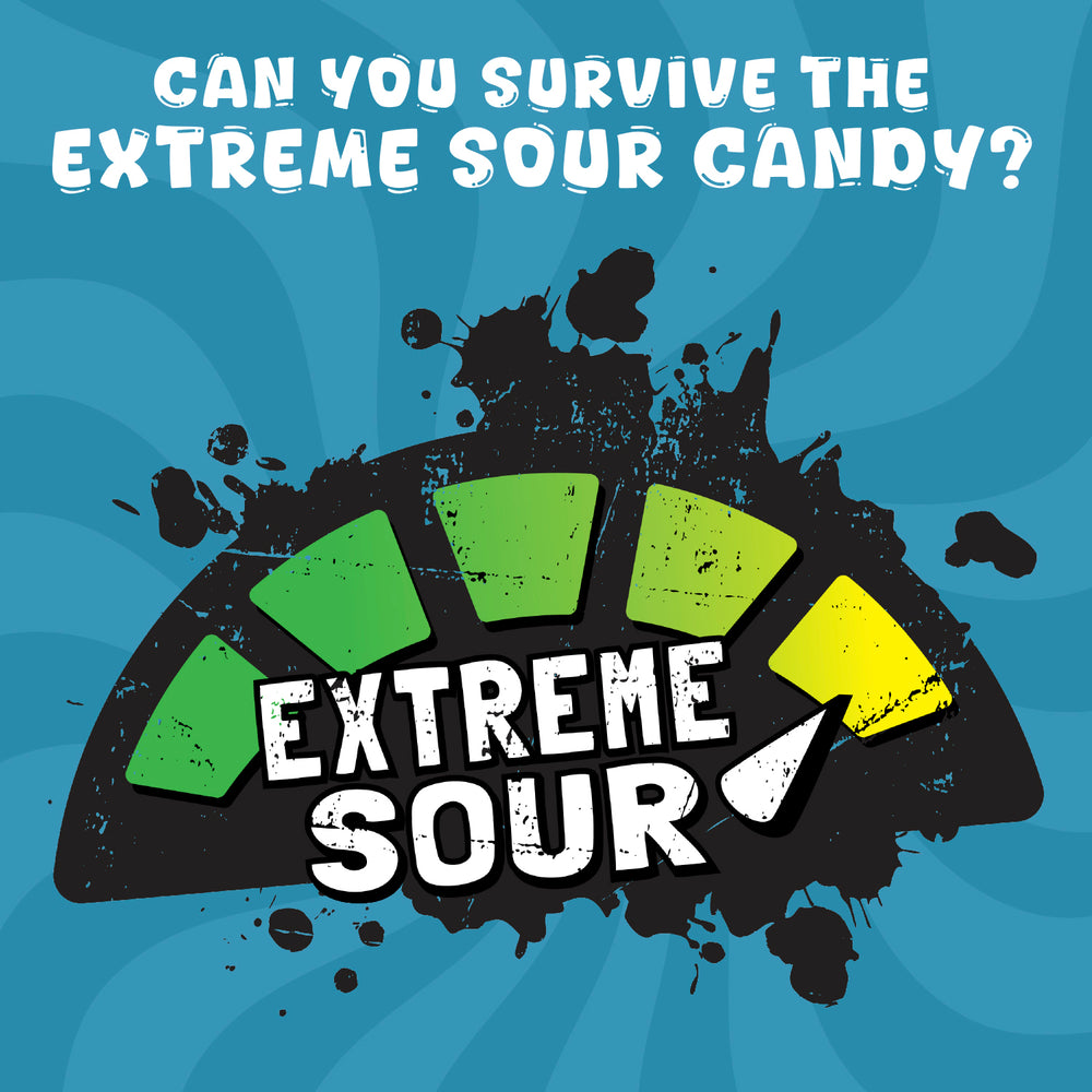 Extreme Sour Crunch Blue Raspberry
