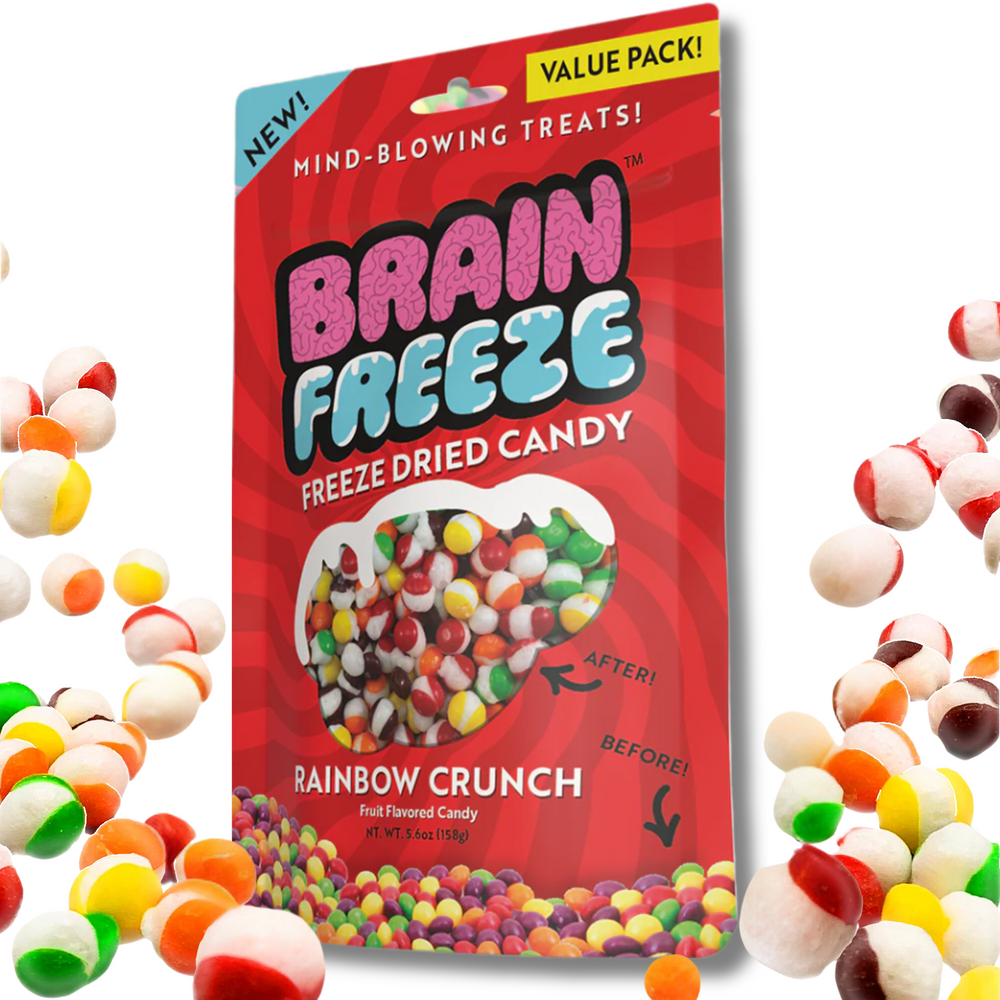 Rainbow Crunch - Single– Brain Freeze™ Freeze Dried Candy Rainbow Crunch - Single– Brain Freeze™ Freeze Dried Candy