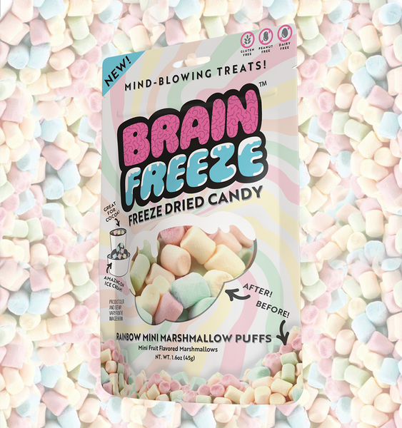 Mini Rainbow Marshmallow Puffs - Single– Brain Freeze™ Freeze